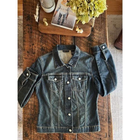 New York & Co denim jean jacket size medium - Picture 11 of 13
